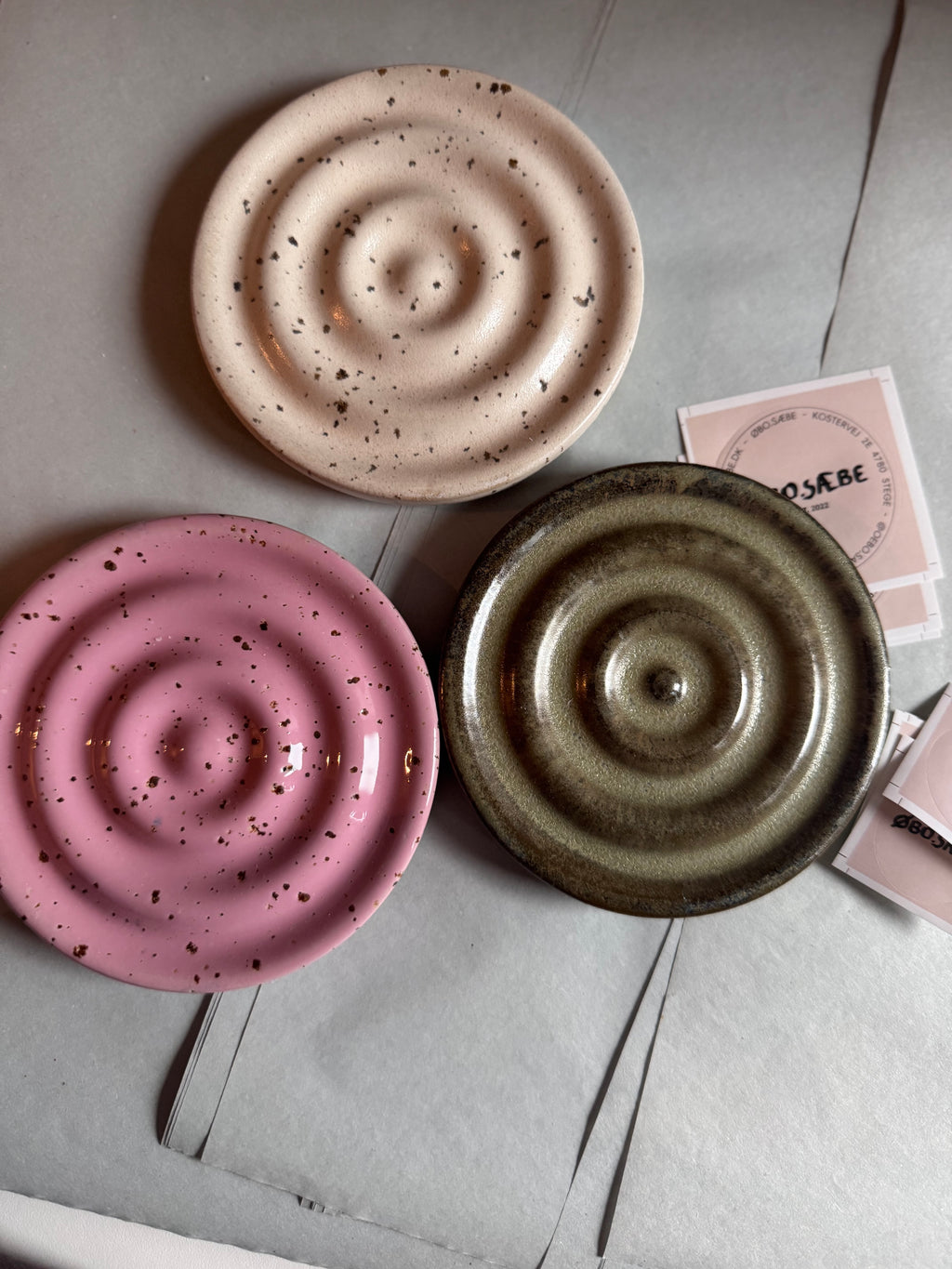 Sæbeskål fra designer og keramiker Ditte Gjøde