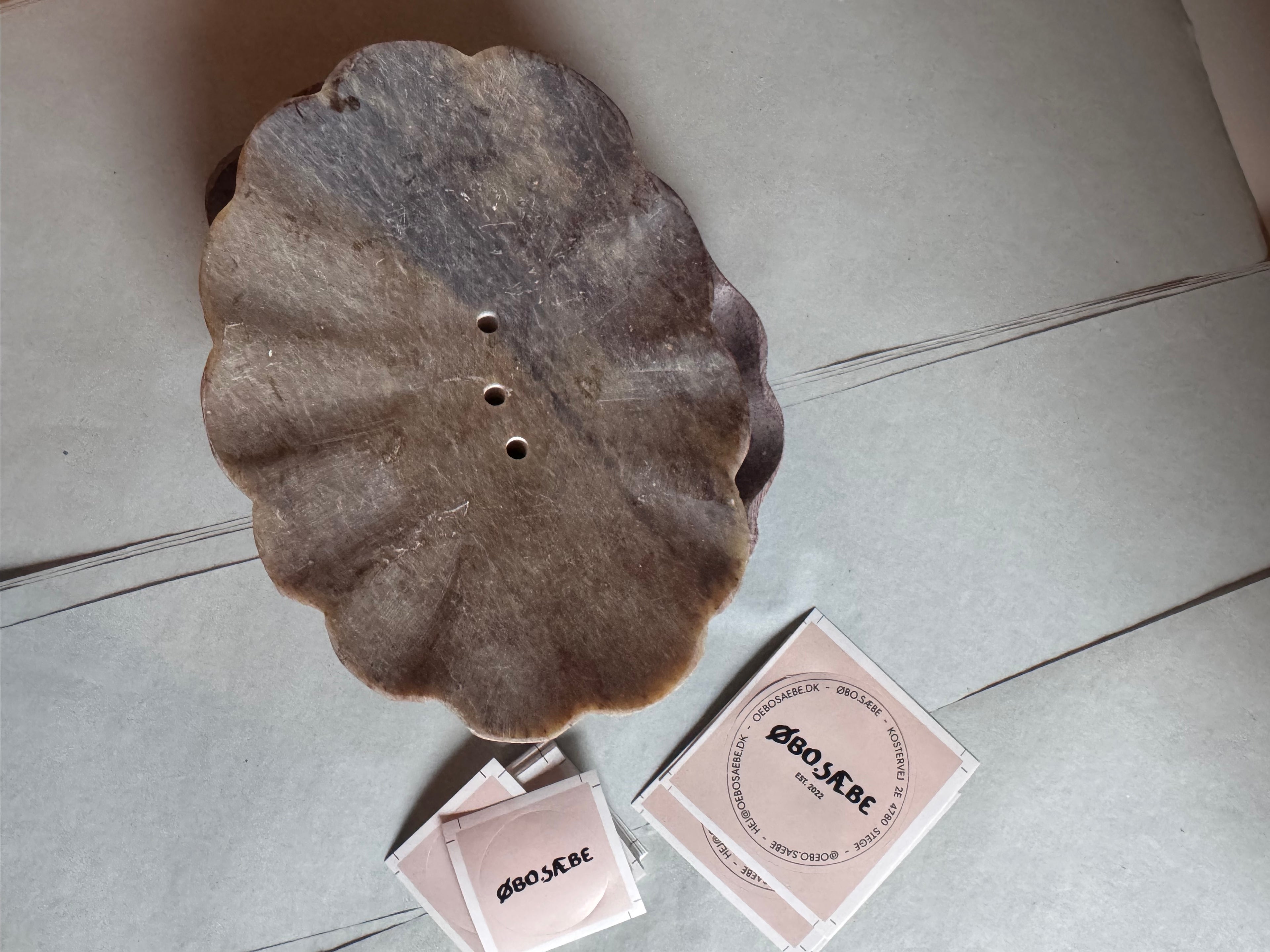 Sæbeskål i fedtsten